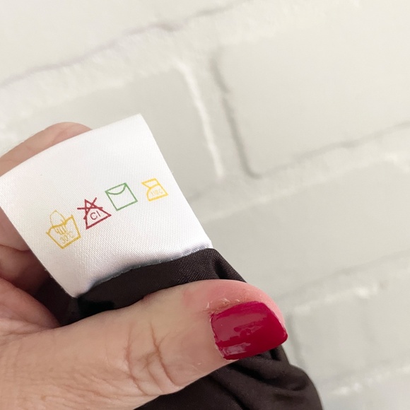 Vintage Y2K 90s midi dress Tiered Boho Burgundy Metallic Mixed print Sz 15 - Picture 6 of 15